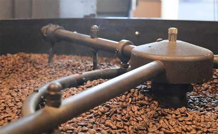 Proceso de tostado del café